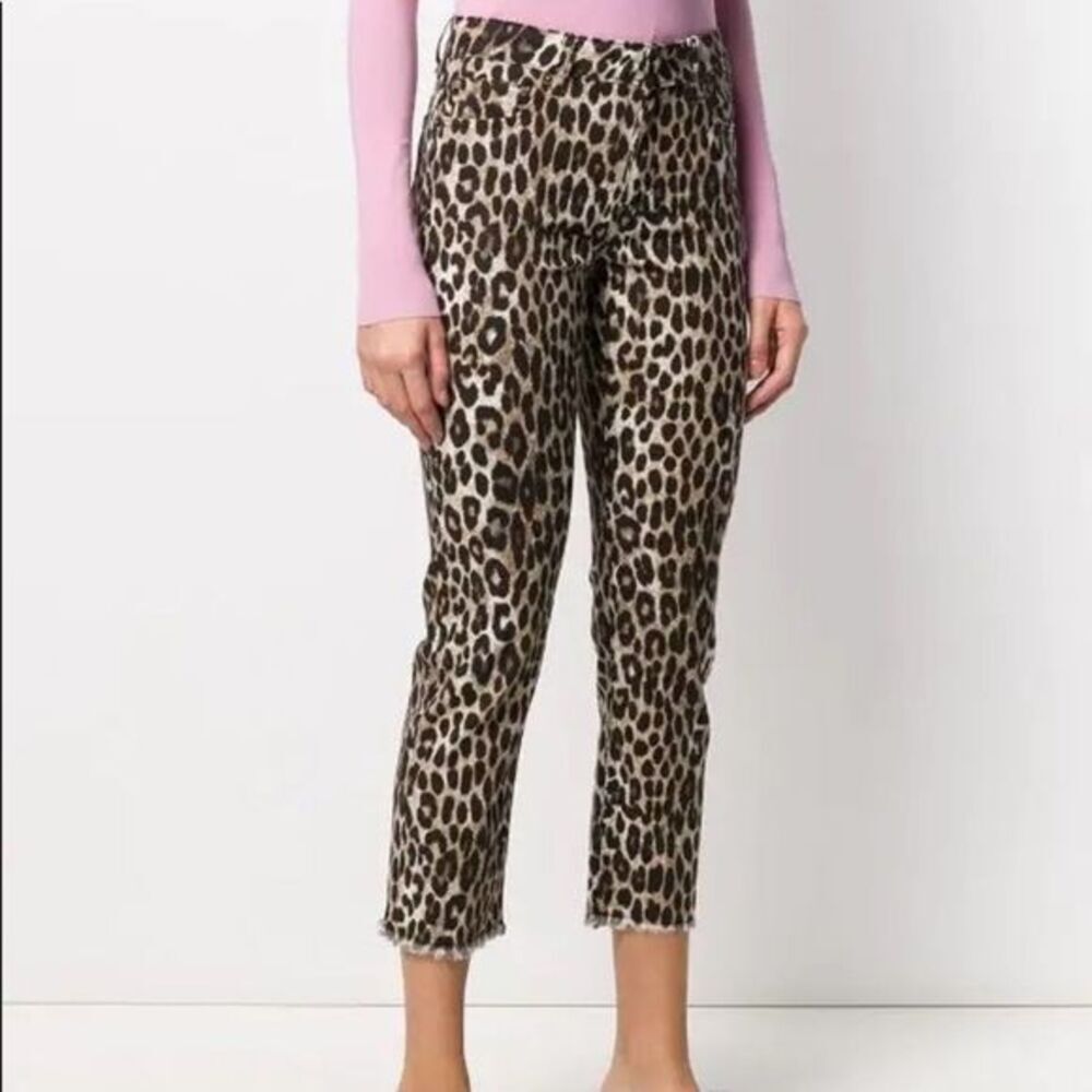 MICHAEL Michael Kors Animal Print Skinny Pants
Size tag shows 4, FIT is size 2